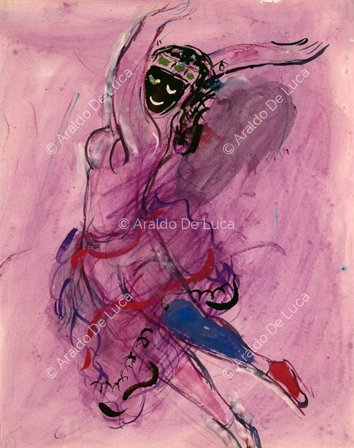 Costume dell'Uccello di fuoco: Danzatrice viola