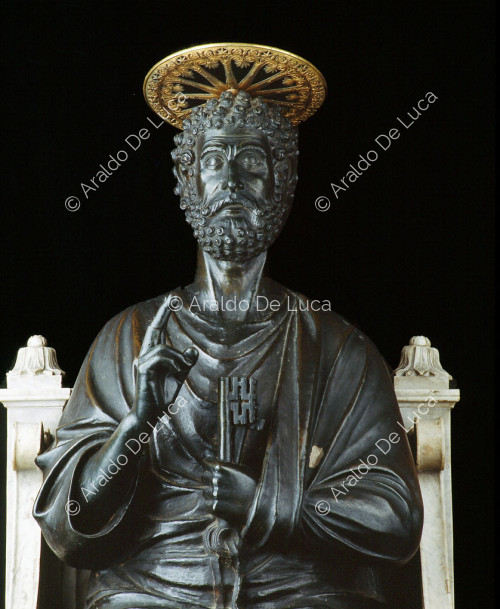 Saint Peter enthroned