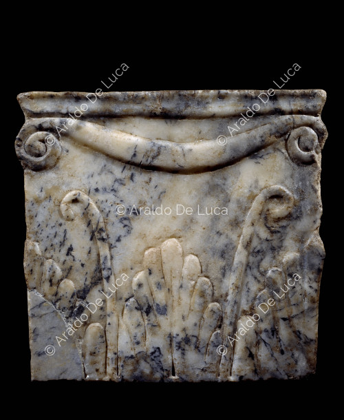Marble pilaster capital
