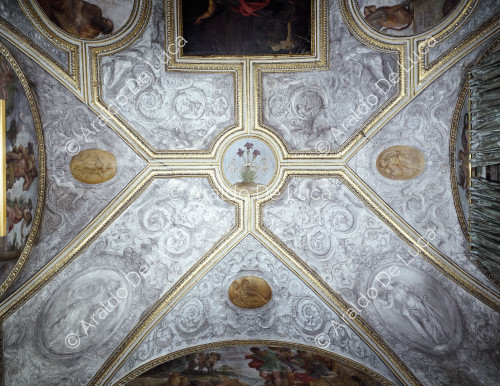 Detalle de la bóveda del Camerino
