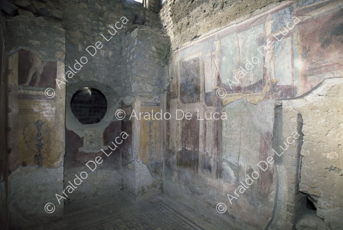 Murs recouverts de fresques