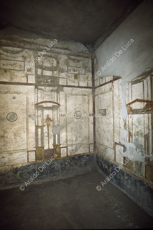 Casa de Loreius Tiburtinus u Octavius Quartius. Oecus en estilo IV. Fresco