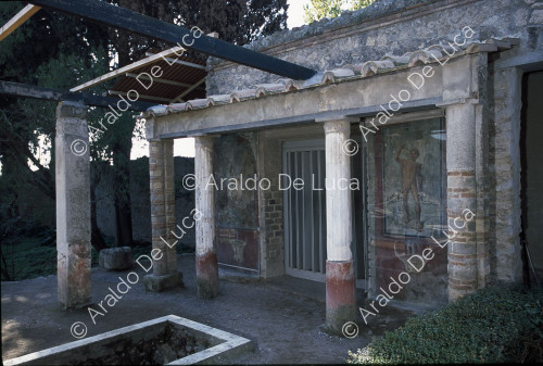 Casa di Loreio Tiburtino o Octavius Quartius. Oecus in IV stile