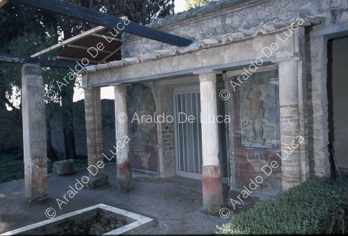 Casa di Loreio Tiburtino o Octavius Quartius. Oecus im IV. Stil