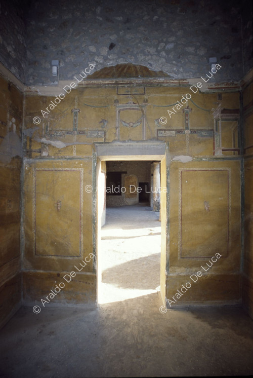 Casa de Venus en una concha. Cubículo con frescos de estilo IV