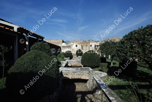 Casa de Julia Félix. Eurypus y jardín