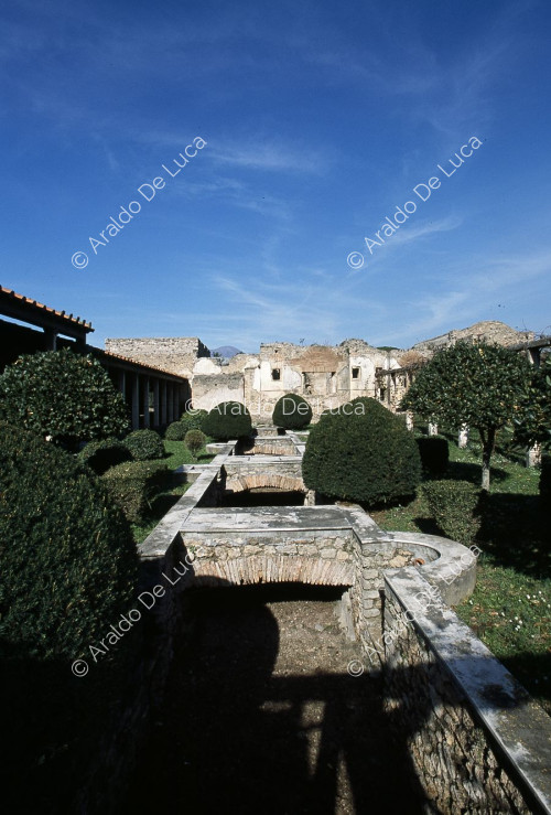 Maison de Julia Felix. Eurypus et jardin