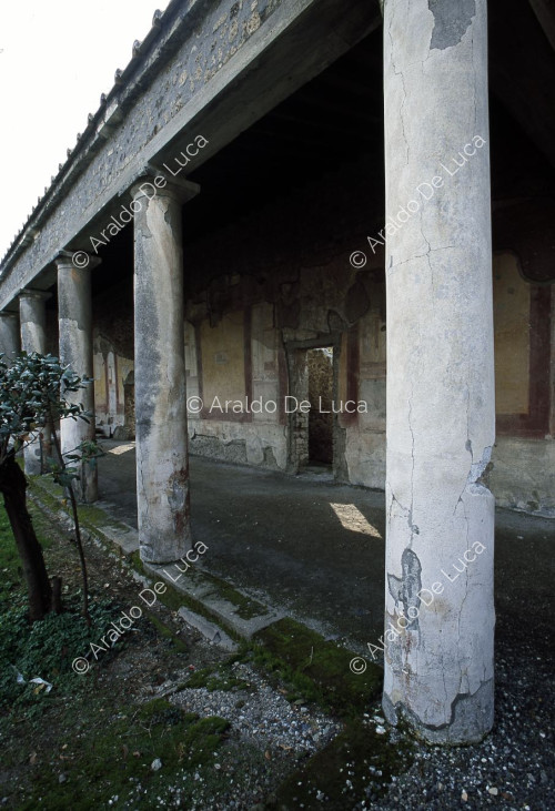 Hundertjähriges Haus. Peristyl-Säulen
