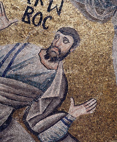 L' Apostolo Giacomo - Mosaico della Trasfigurazione, particolare