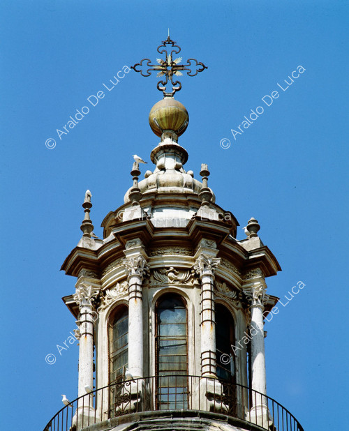 Lantern - Church of Sant'Agnese in Agone, detail