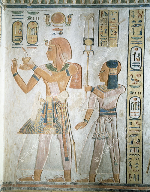 Ramses III and Khaemwaset.