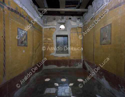 Haus von Marcus Lucretius Fronton. Kabine mit Fresken im Stil der IV.