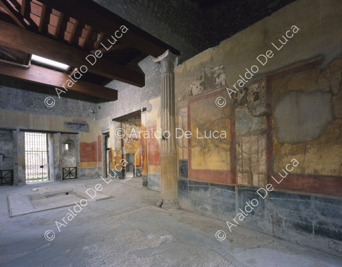 House of Menander.Tablino. Fresco