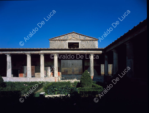 House of Menander. Peristyle and garden