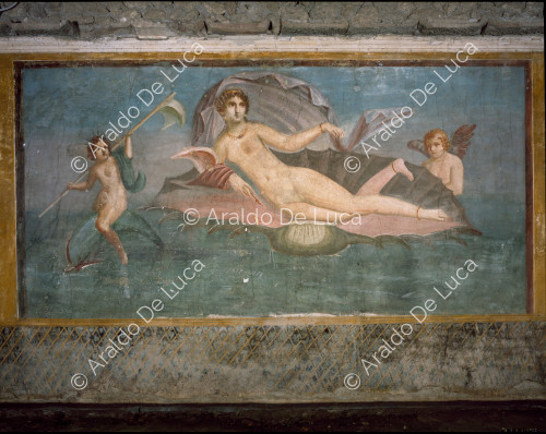 Fresco de Venus en una concha Fresco de Venus en la Concha