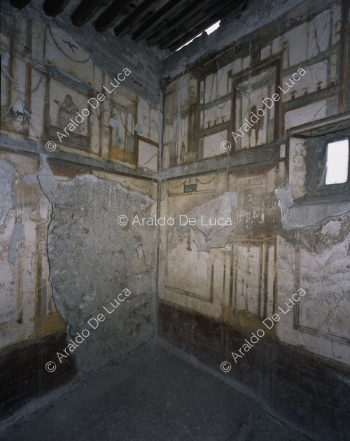 House of the Dioscuri. Oecus with frescoes in the IV style