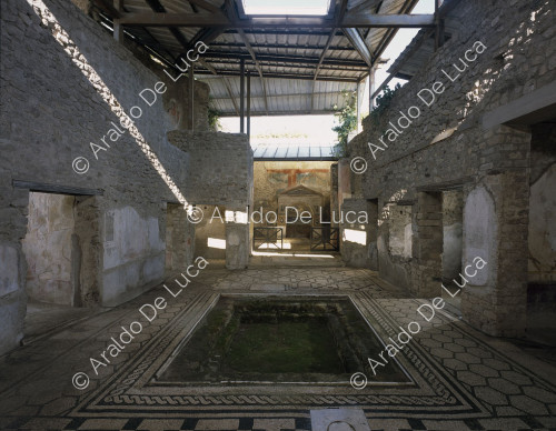 House of the Wounded Bear. Atrium with impluvium