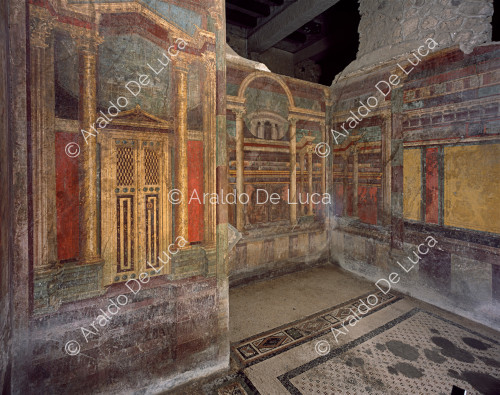 Villa of the Mysteries. Room of the Biclinium.