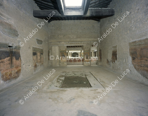 Villa of the Mysteries. Atrium with impluvium