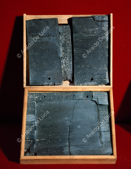 Waxed tablet from the archive of Cecilio Giocondo