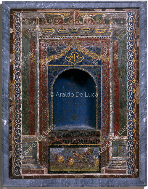 Nymphaeum niche. Mosaic