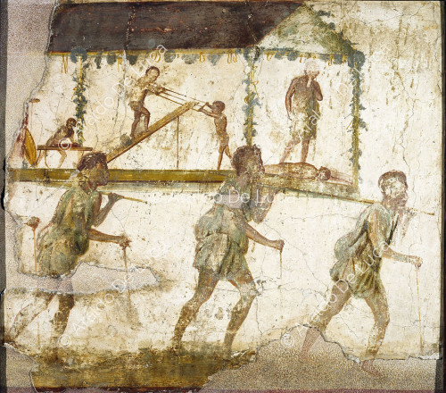 Fresco with carpenters