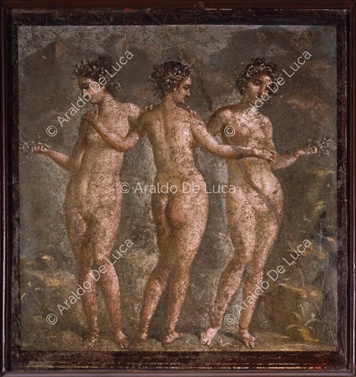 Fresco with the Three Graces