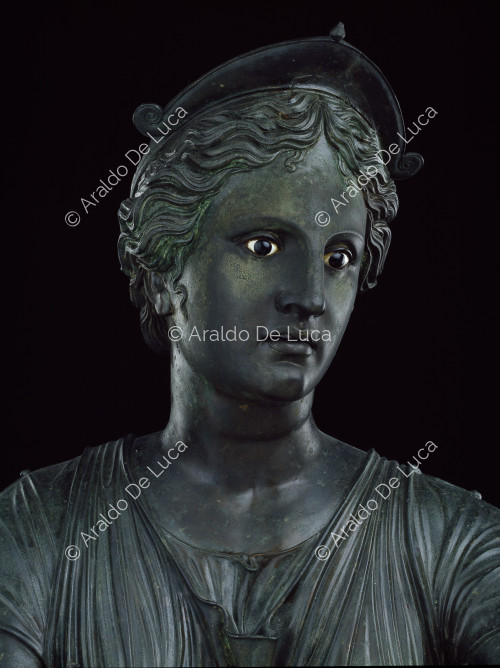 Bronze bust of Diana