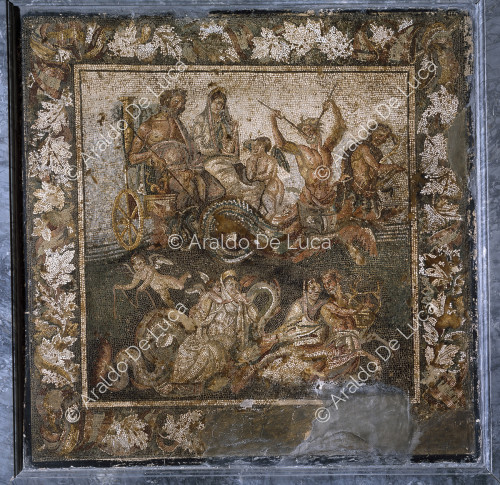 Mosaik mit Dionysos