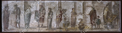 Mosaico with Poseidone e Anfitrine sul carro nunziale