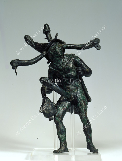 Bronzestatuette des Ithyphallischen Merkur
