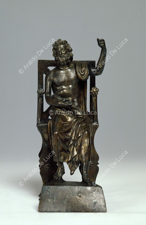 Bronzestatue des Jupiter