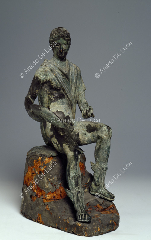 Bronzestatue von Quecksilber