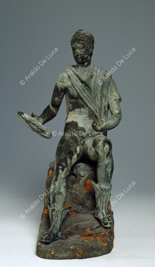 Estatua de bronce de Mercurio