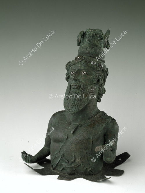 Buste en bronze de Zeus Sabazius