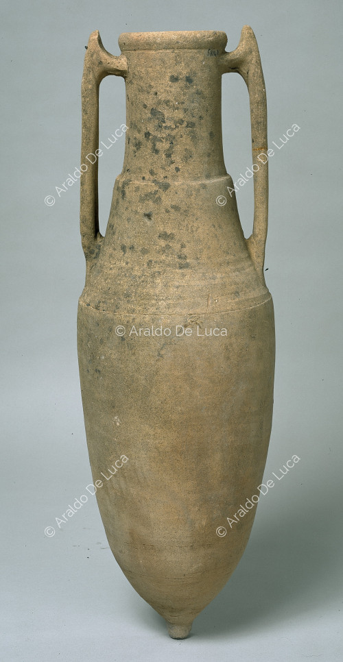 Terracotta wine amphora