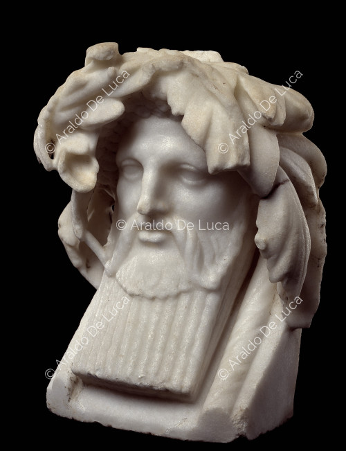 Indian marble statue of Bacchus