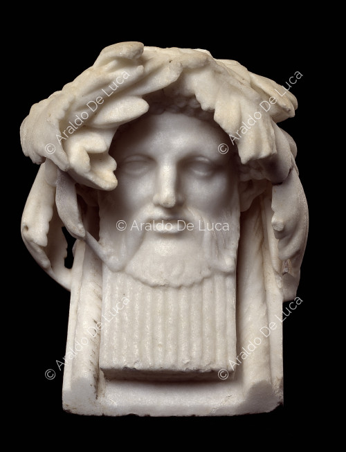 Estatua de mármol indio de Baco