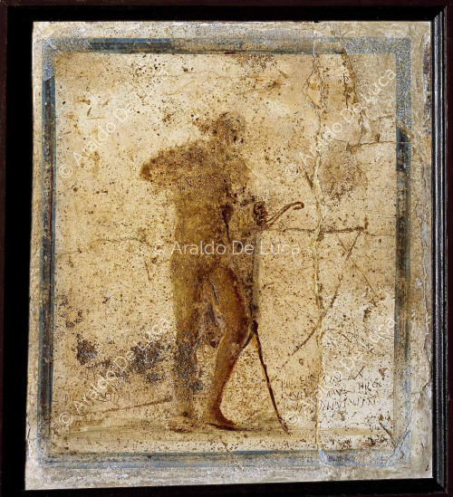 Fresko mit dem verwundeten Philoctetes