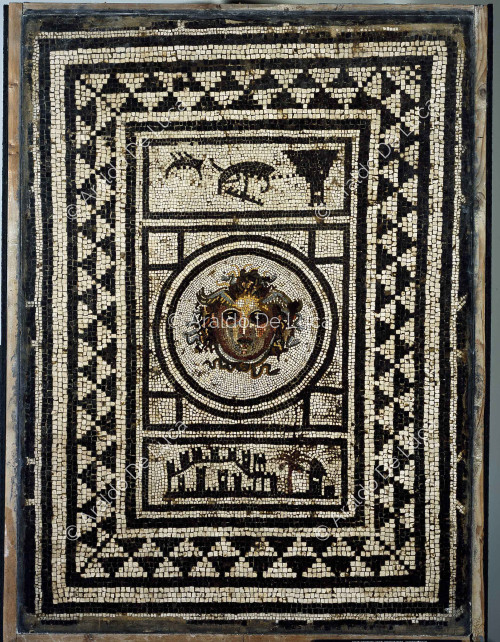 Mosaic with Medusa
