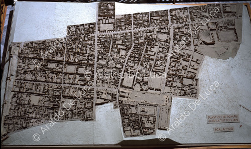 Modell der Stadt Pompeji