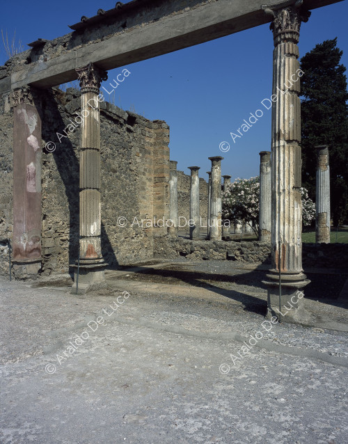 House of the Faun. Cross Peristyle
