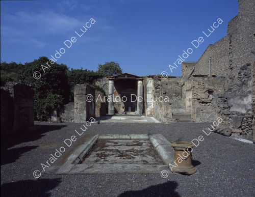 House of the Great Fountain. Votive wayside shrine