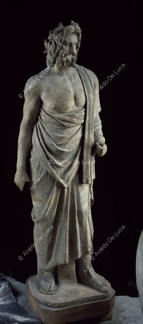 Statue en marbre de Jupiter