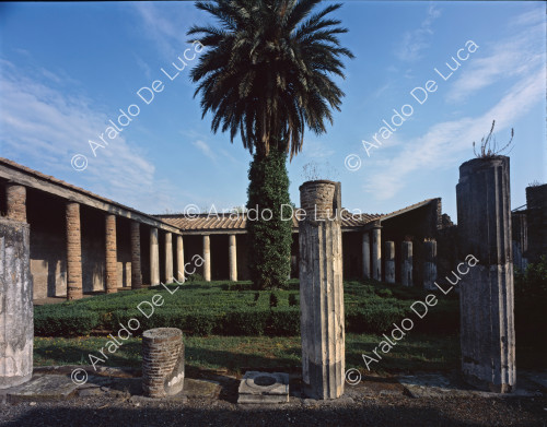 House of the Labyrinth. Peristyle and garden