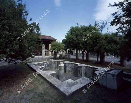 Casa di Meleagro. Fontana centrale