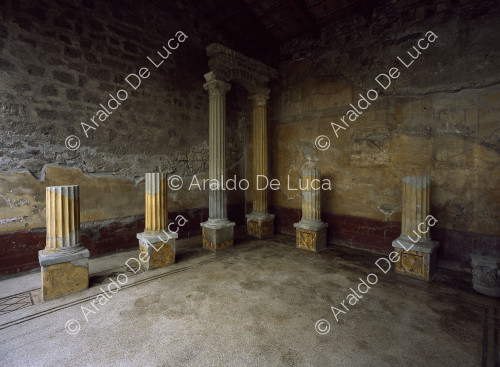 Casa de Meleagro. Hueco en IV estilo con columnas