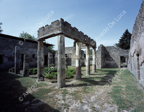 Villa di Diomede. Peristilio