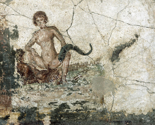 Suburban baths. Apodithelium. Fresco. Scene one