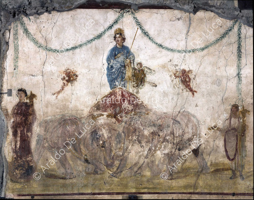 Via dell'Abbondanza. Workshop of Verecundus. Fresco with Venus